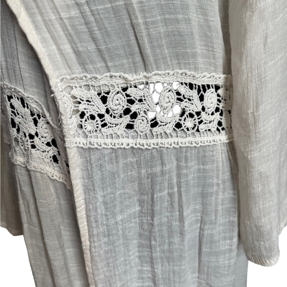 Women’s Swim Crocheted Open Front Cover Up Size S/M - Picture 7 of 17